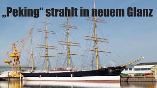 Viermastbark Peking Der Traditionssegler Erstrahlt In Neuem Glanz