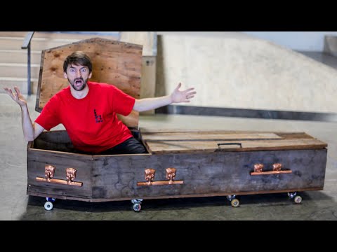 Can We Break the Giant Coffin Skateboard?