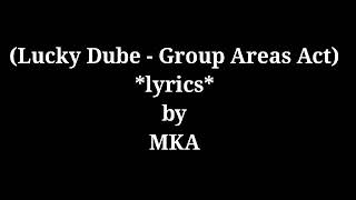 Watch Lucky Dube Group Areas Act video