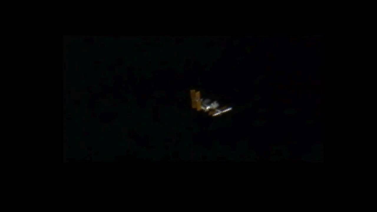 international space station from earth telescope