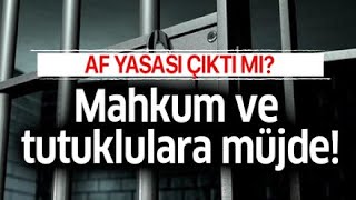 Af Yasasında Son Gelişmeler 2025 Af Düzenlemesi İçin Geri Sayım Sürüyor