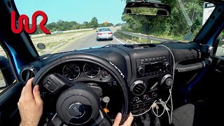 2017 Jeep Wrangler Unlimited Manual - Tedward POV Test Drive (Binaural Audio and Puppy)
