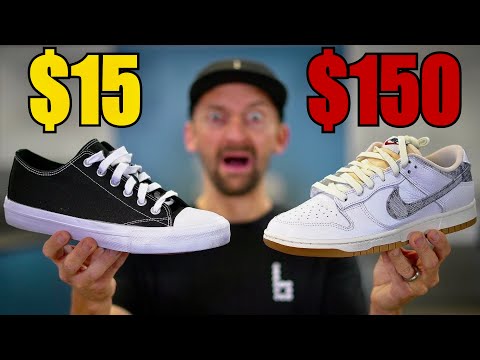 WALMART SHOES VS NIKE DUNKS GAME OF SKATE