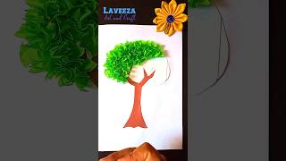 Tree With Crepe Paper