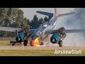 A-26 Invader Nose Gear Collapse On Landing