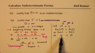 Calculus 2 Indeterminate Forms Why One To The Power Infinity Is Not One