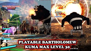 New Bartholomew Kuma Pacifista Full Moveset Mod Max Level 30 One Piece Pirate Warriors 4