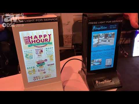 DSE 2019: Mirage Vision Talks About Mini Tabletop Kiosk With Mobile Phone Charging