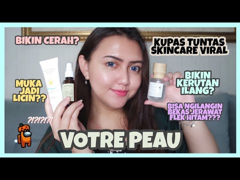[Review] Votre Peau Skincare | Brightening Essence, Vitamin C Serum & Sun Shield | Khansamanda - YouTube