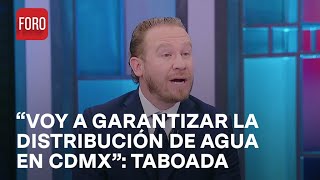 Santiago Taboada Asegura Que Va A Garantizar La Distribución De Agua En Cdmx - A Las Tres