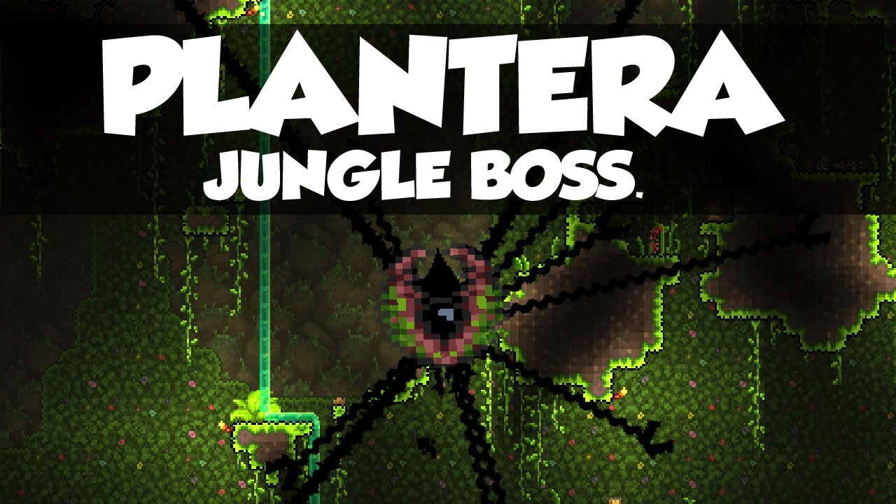 Terraria 1.2 - "PLANTERA" - New Underground Jungle Boss. - YouTube
