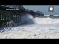 Spotted: Highest waves in 15 years break on beach in California (Hurricane Mary)