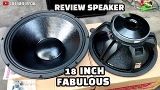 Review Box Planar 18 Inch - Speaker Fabulous