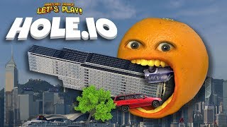 Hole Io Eating Skyscrapers Annoying Orange Plays Hole Io Eating Skyscrapers Annoying Orange Plays
