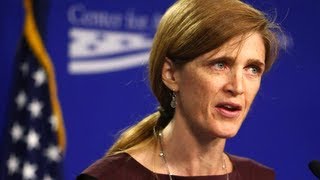 US Ambassador Power Speaks On Syrian Crisis (Full Speech 2013)