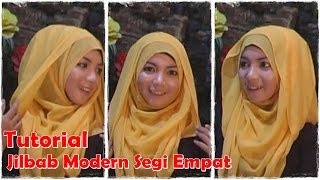 Video Cara Memakai Jilbab Segi Empat Modern #by Revi