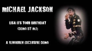 Watch Michael Jackson Lisa Its Your Birthday video