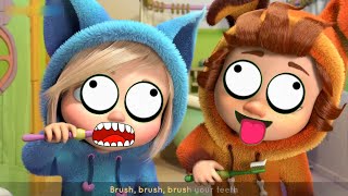 Dave And Ava Brush Your Teeth Good Habits Song Funny Facial Expressions