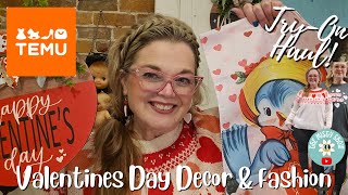 Trendy Plus Size Fashion & Decor For Valentines Day Try-On Haul Unboxing