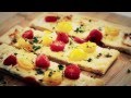 Cherry Tomato Tart Appetizer Recipe || KIN EATS