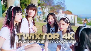 Newjeans Super Shy Mv 4K Twixtor Clips For Edits