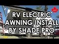 Electric RV Awning installed by Shade Pro