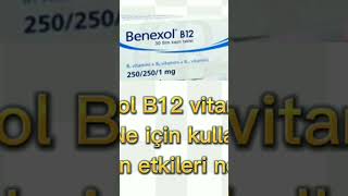 Benexol B12, B6, B12 Vit Nedir? Ne Için Kullanılır? Videonun Tamamı Kımızda.