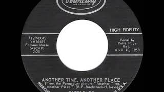 Watch Patti Page Another Time Another Place video