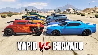 Gta 5 Online - Vapid Vs Bravado Which Is Fastest? Ford Vs Dodge