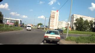 Video Marshrut proyezda k avtosalonu Avtonomiya ot Shchelkovskogo shosse from autonomy vw, Górczewska street, Warsaw, Poland