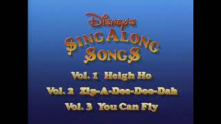 Disneys Sing Along Songs 1990 Promo Disneyland Fun Variation