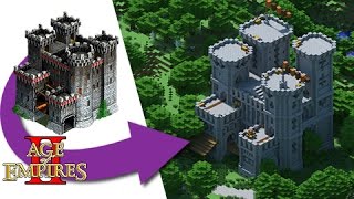 Minecraft - How To Build An AGE OF EMPIRES Castle!