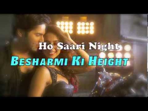 Besharmi Ki Height Full Song (Lyrics) Main Tera Hero | Varun...