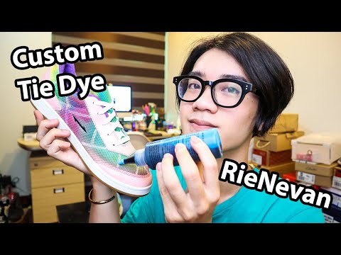 Custom Tie Dye chú giày RieNevan 🧬