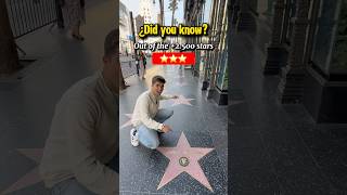 The Only Star On The Hollywood Walk Of Fame Thats Not On The Ground