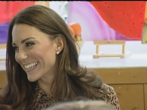 Catherine the Duchess of Cambridge learns more about a new charity she's 