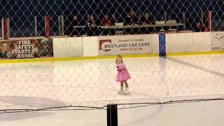 Audrey's Silver Medal Figure Skating Performance (3Years Old)