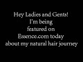 I'm on Essence.com - Natural Hair Feature