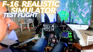 Locheed Martin F16 Fighing Falcon - Fantastic Realistic Cockpit Simulator - Viaf Association