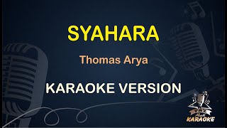 Syahara - Thomas Arya ( Karaoke Dangdut Koplo ) Taz Musik Karaoke