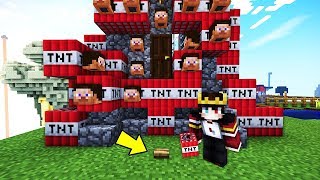 FAKİR'İN EVİNİ TNT İLE PATLATTIM  !! 😱 - Minecraft