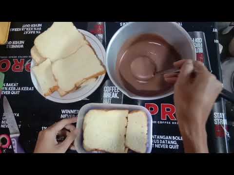 Stup Roti Tawar Cokelat Lumer Topping Keju