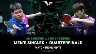 Lin Shidong Vs Cho Daeseong | Ms Qf | Saudi Smash 2024