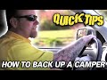 How to Back Up a Camper | Pete's RV Quick Tips (CC)