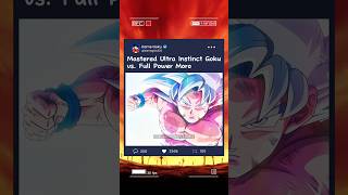 Mastered Ultra Instinct Goku Vs. Full Power Moro