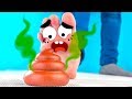 Youtube Thumbnail Crazy fruits and silly veggies try to take over the world - Doodland #163