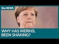 Angela Merkel seen shaking again at event in Berlin | ITV News