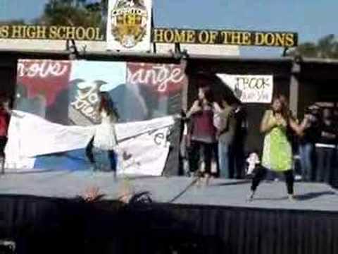 Cerritos High School Rangoli Club dancing for Project Diversity at Cerritos 