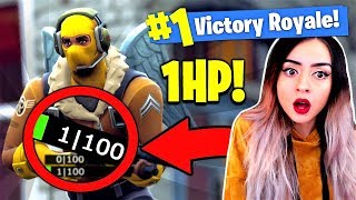 The CRAZIEST 1HP Clutch Win on Fortnite ! - Battle Royale The CRAZIEST 1HP Clutch Win on Fortnite ! - Battle Royale
