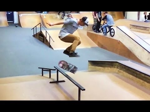 FAKIE BIGGER FLIP BACK LIPSLIDE!?! Skateboarding NBD By Andreas Larsen -